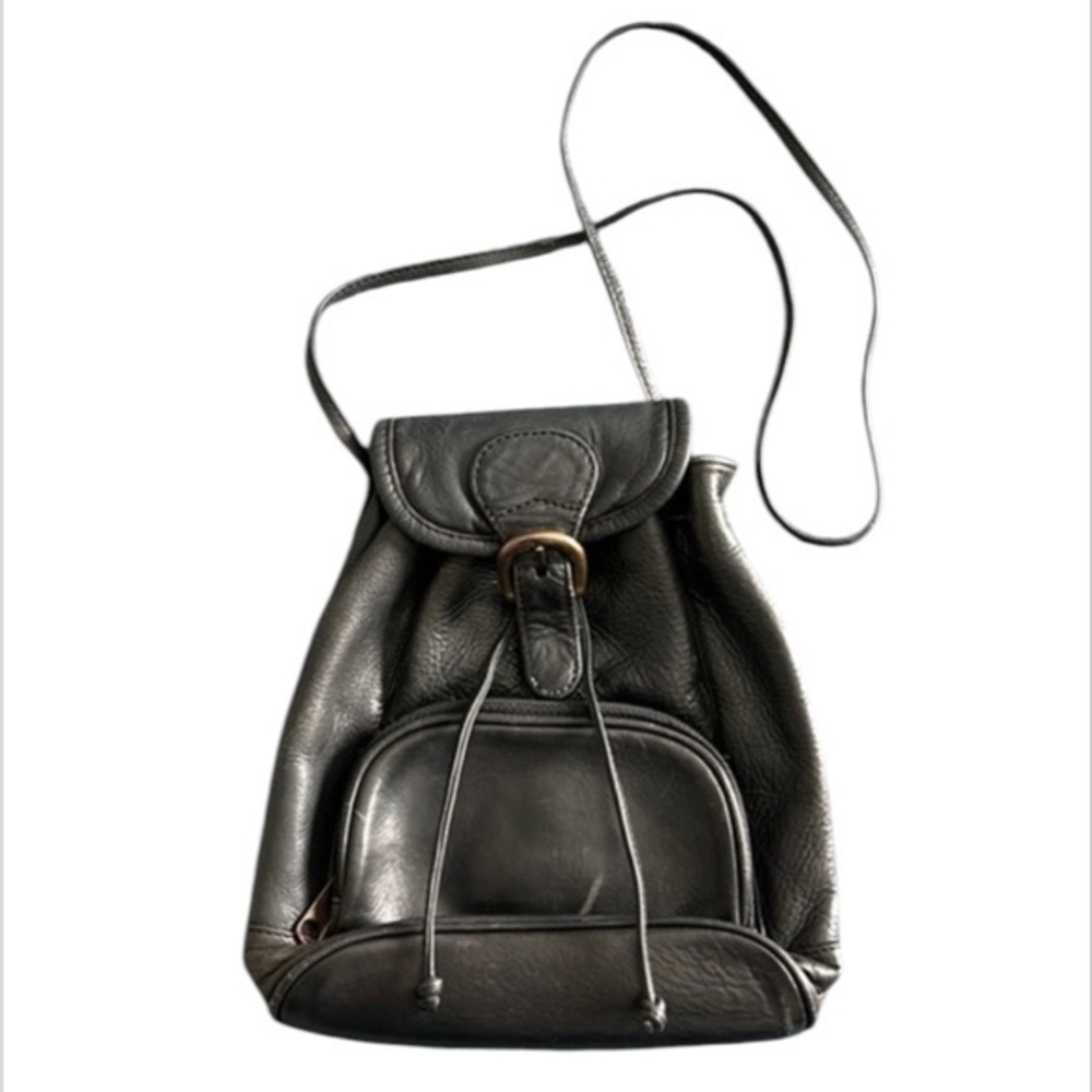 Vintage Private Stock by master leather company mini backpack crossbody bag